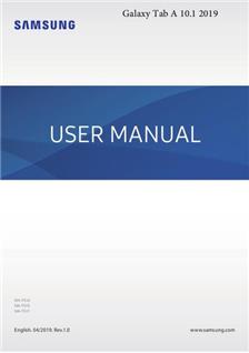Samsung Galaxy Tab A10.1 (2019) manual. Camera Instructions.